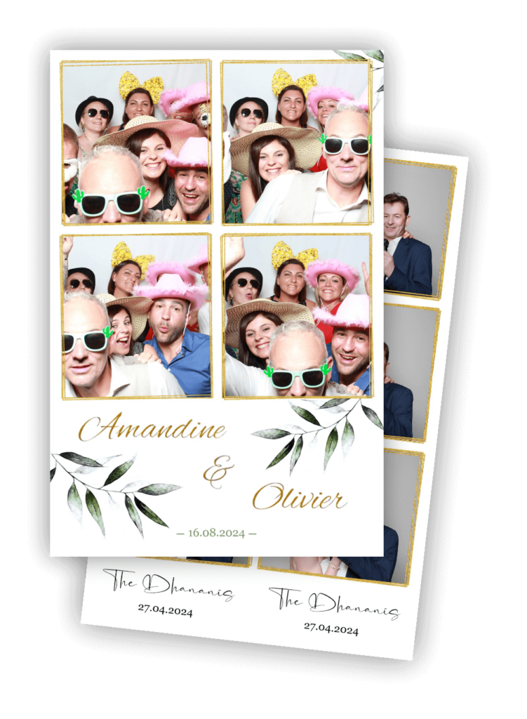 Memorable_Template_personnalise Template decor personnalisé pour votre photomaton